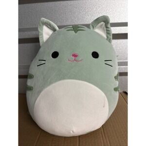 NEW Squishmallows 12" Inch Chase the Mint Green Cat Pet Christmas Holiday 2025